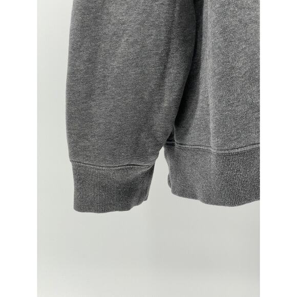 IZOD Men's Charcoal Gray Half Zip Stand Collar Long Sleeve Sweater SZ M - Picture 9 of 13